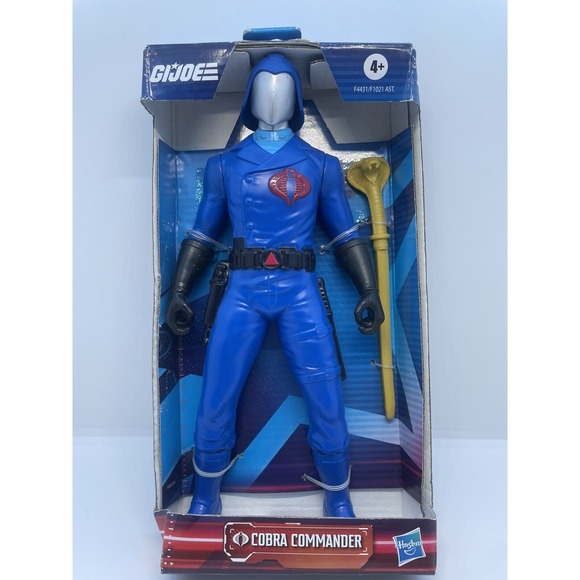 Hasbro Other - G.I. JOE COBRA‎ COMMANDER with STAFF 9" ACTION FIGURE BRAND NEW FAST SHIPPING
